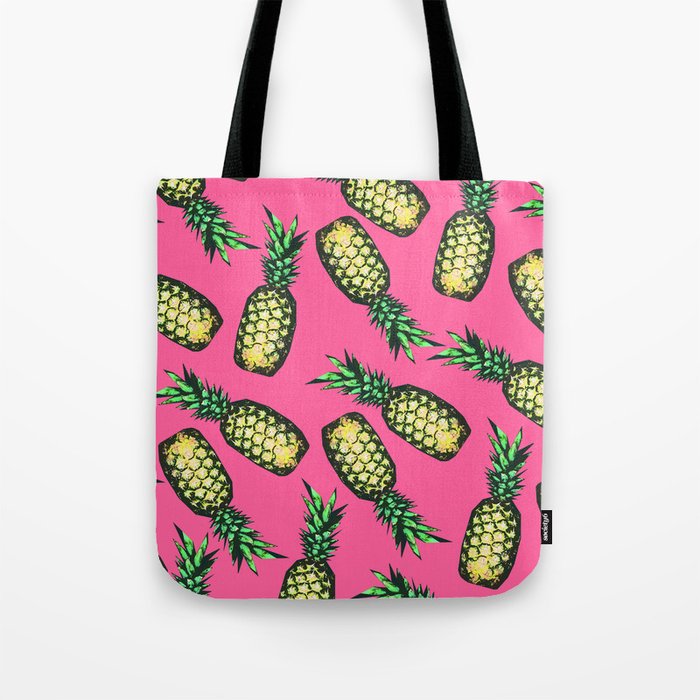 Pineapple Pattern Tote Bag