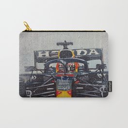 Verstappen, racing on a wet track Carry-All Pouch | Winner, Car, Racing, Race, Mechanic, Automotive, Transportation, Sport, Driver, In Review 