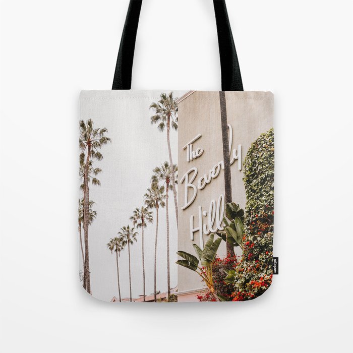 The Beverly Hills Hotel / Los Angeles, California Tote Bag by Wander &  Travel