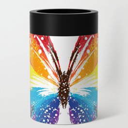 abstract butterfly Can Cooler