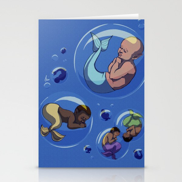 Merbabies Stationery Cards