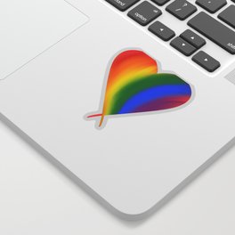 A Strong Heart: Pride version Sticker