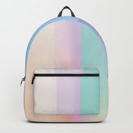 Abstract Pastel Backpack | Blended, Bright, Blend, Pink, Light, Pastel, Teal, Lines, Colorful, Calm 