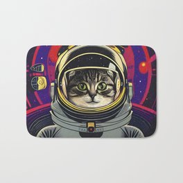 The Cat From Outer Space Bath Mat