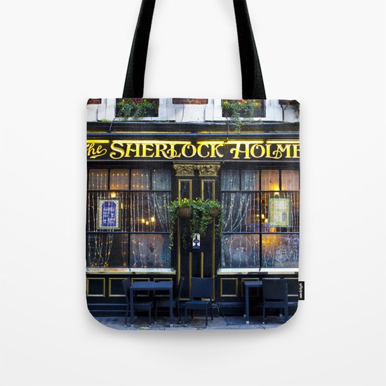The Sherlock Holmes Pub London Tote Bag