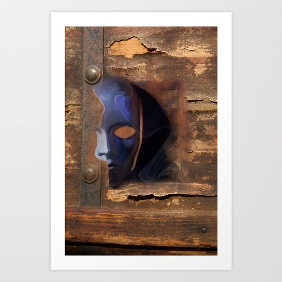 the mask / Art Print
