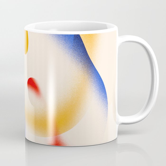 Abstract Ephemeral Shapes Colorful Art Coffee Mug