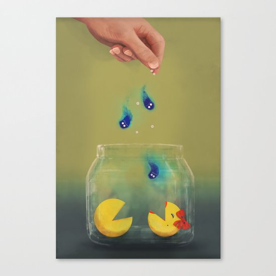 Pac Man Pets Canvas Print
