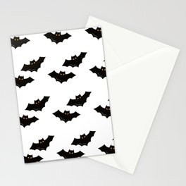 Halloween Flying Bat Stationery Card