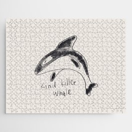 Kind killer whale Jigsaw Puzzle