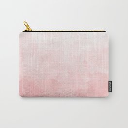 Shades of Soft Baby Pink, Minimal Abstract Painting in Pastel Color Carry-All Pouch | Feminine, Painting, Pattern, Paint, Girls, Clouds, Abstract, Pink, Flamingo, Soft 