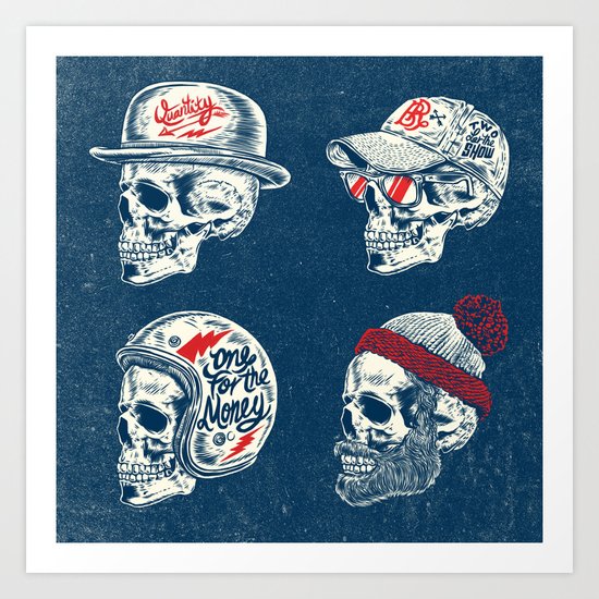 Skulls Art Print