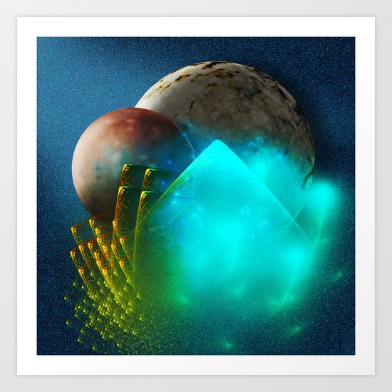 New worlds ripe for exploring Art Print
