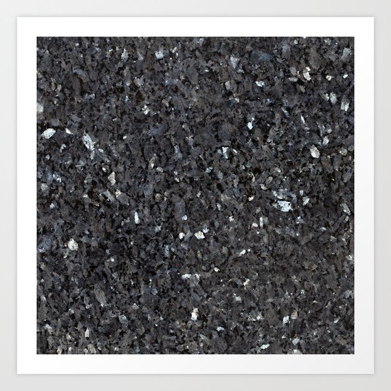 Labrador Emerald Pearl Granite Art Print