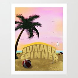 Summer Spinner - 2 Art Print