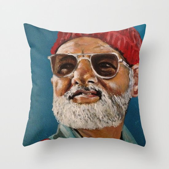 Steve Zissou Throw Pillow