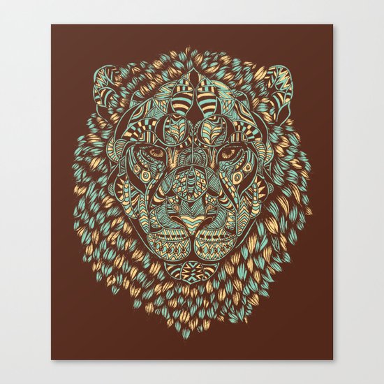 Lion (Royal) Canvas Print