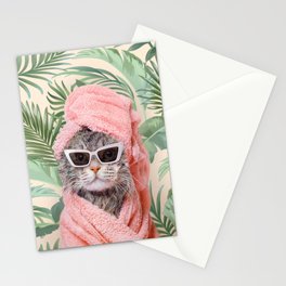 BEVERLY HILLS CAT Stationery Card