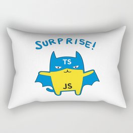 Surprise TypeScript Rectangular Pillow