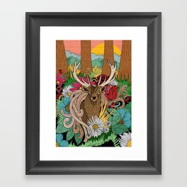 Spring Woodland Framed Art Print
