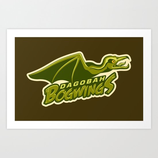 Dagobah Bogwings Art Print