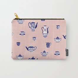 Blush Tea Party Carry-All Pouch