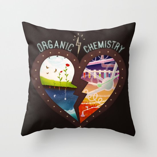 Organic Chemistry Throw Pillow
