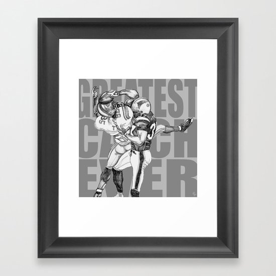 GREATEST CATCH EVER Framed Art Print