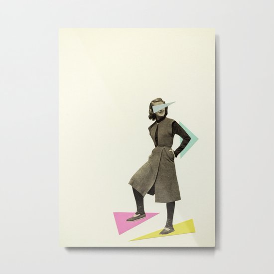 Shapely Figure Metal Print
