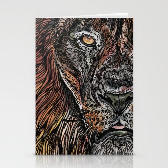 Lion Stationery Cards