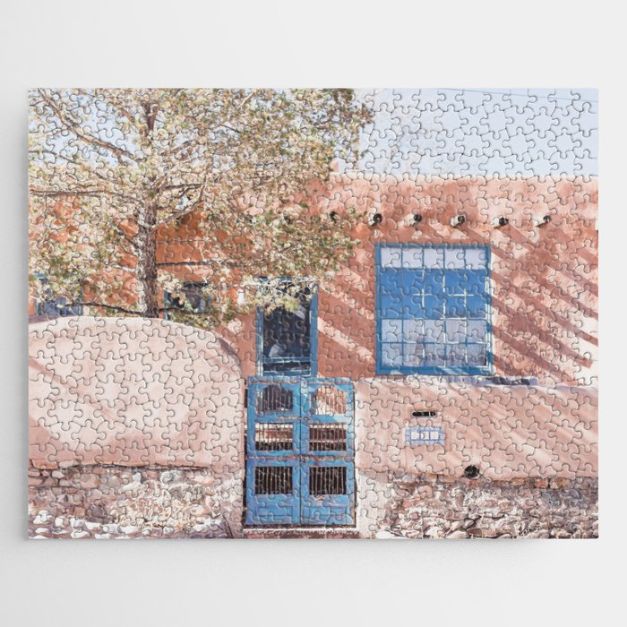 Blue Gate - Santa Fe Landscape Jigsaw Puzzle