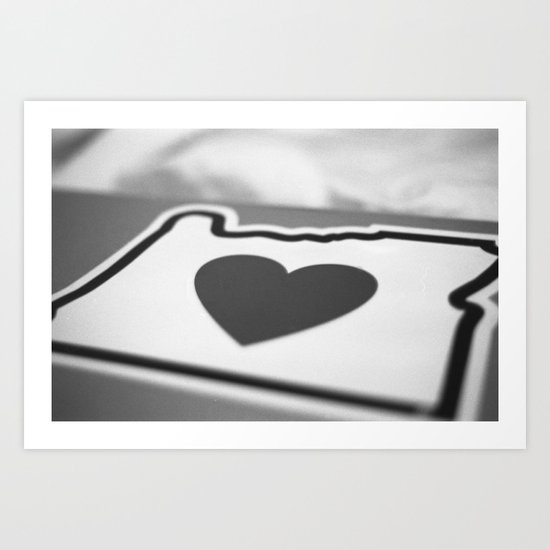Oregon Art Print