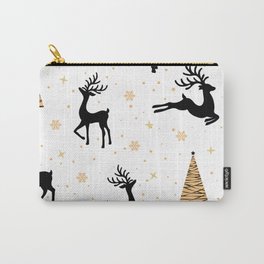 Deers xmas pattern Carry-All Pouch