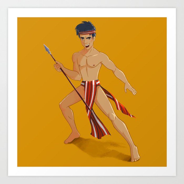 Igorot Warrior Art Print by KymAndBroko | Society6