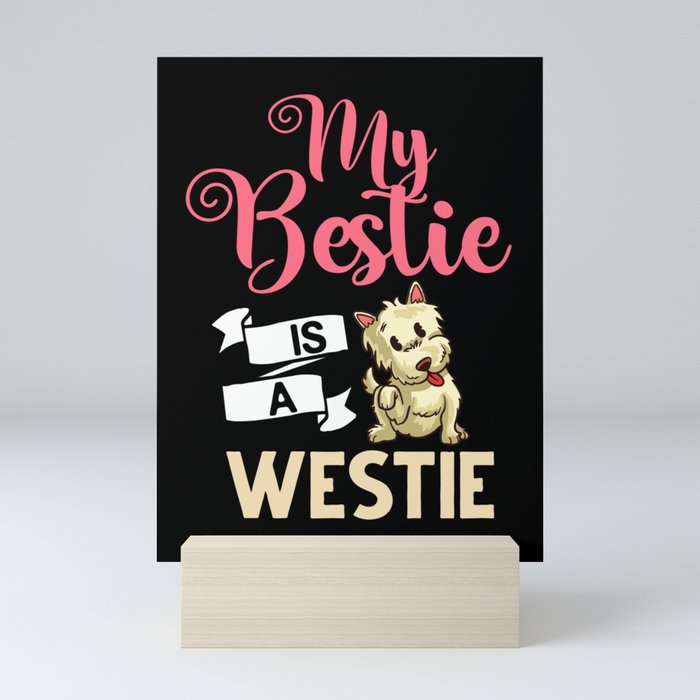 West Highland Terrier Gift Westie Dog Mini Art Print