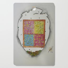 Heart and flowers Cutting Board