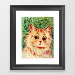  Louis Wain Kaleidoscope Cat  Framed Art Print