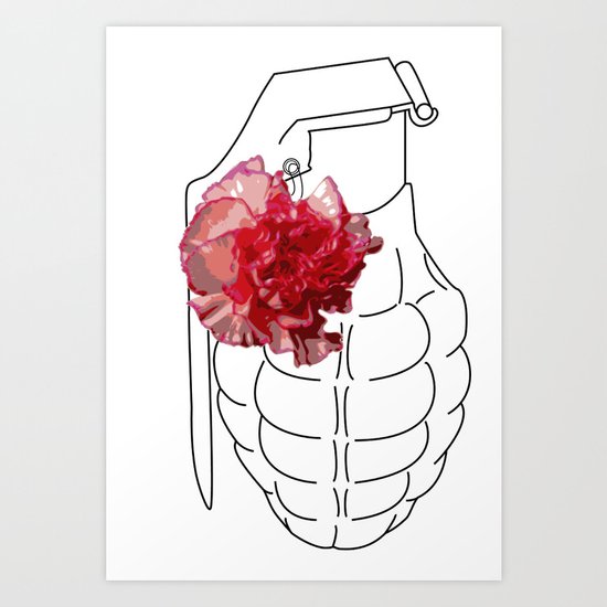 Beautiful Grenade Art Print