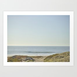 Two Dunes and Sea Art Print