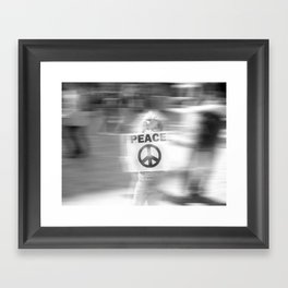 Occupy Peace Framed Art Print