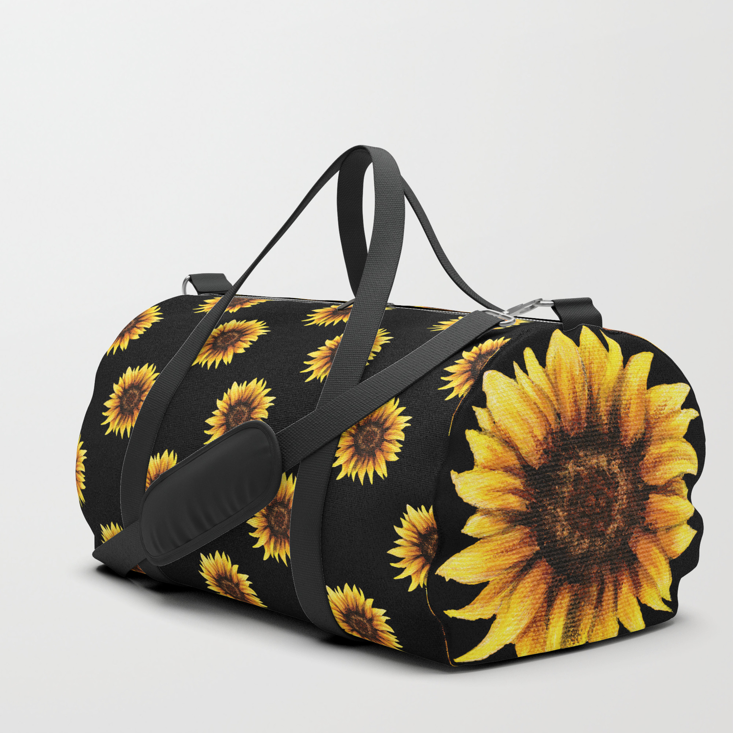 Sunflower Duffle Bag by Naomi Shingler | Society6