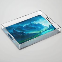 Frozen Landscape Acrylic Tray