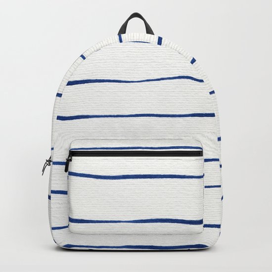 Blue Stripes Backpack