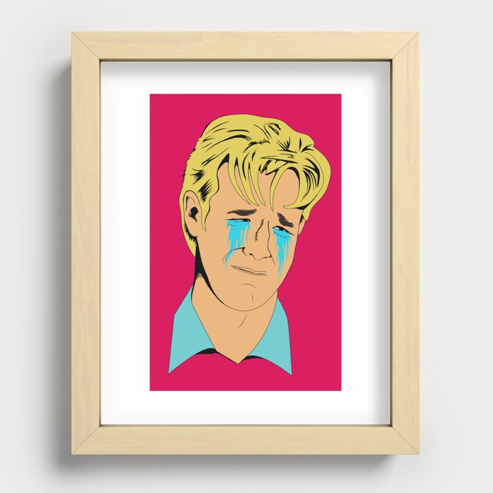 Crying Icon #1 - Dawson Leery Recessed Framed Print