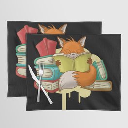 Fox Book Reading Books Placemat