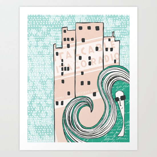 City Chic Art Print