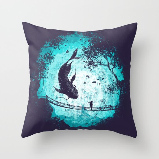 My Secret Friend Throw Pillow