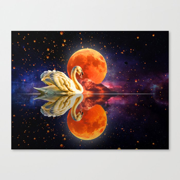 Swan Lake Canvas Print