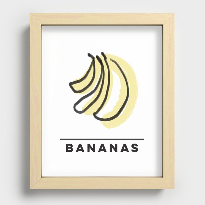 Bananas Recessed Framed Print