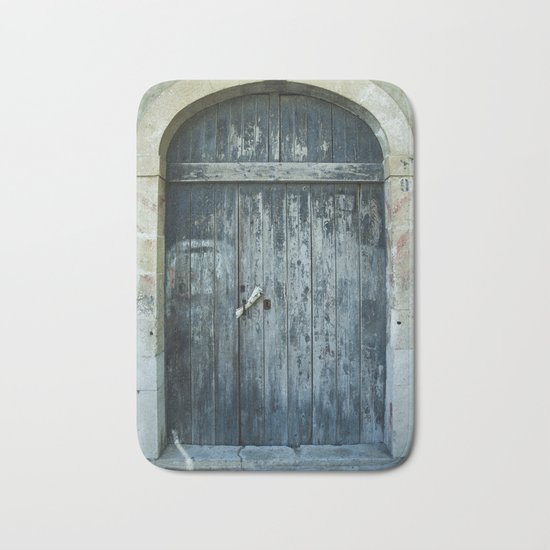 Blue door Bath Mat